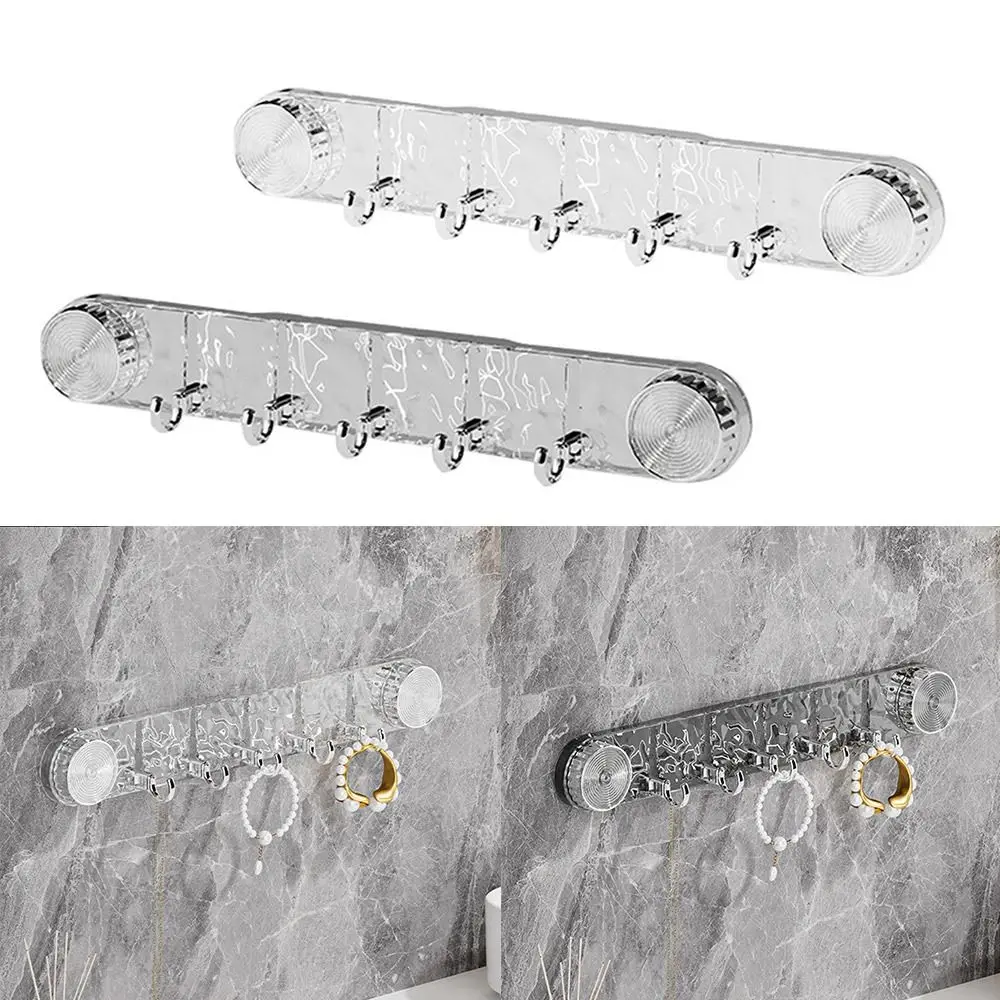 Bathroom Wall Suction Cup Hook Rack